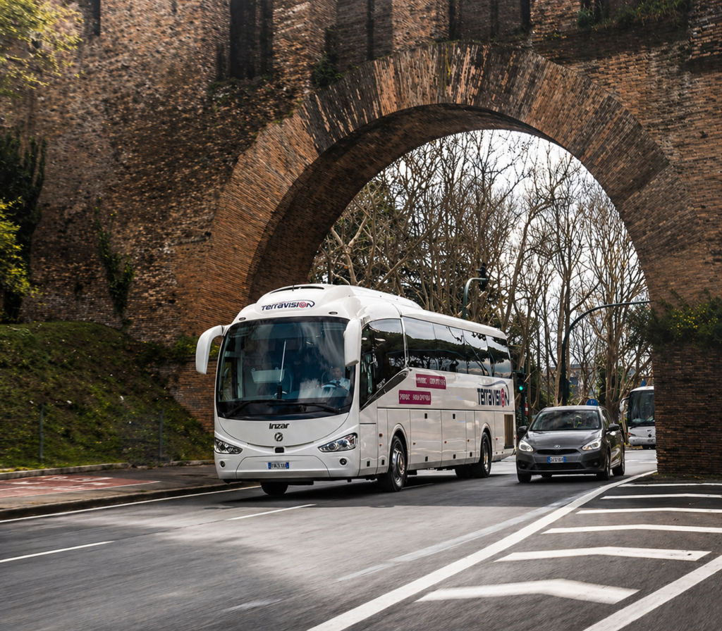 shuttle bus fiumicino rome